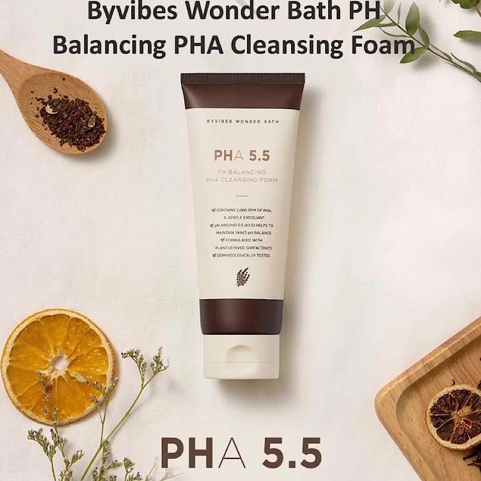 Sữa Rửa Mặt BYVIBES WONDER bath PHA 5.5